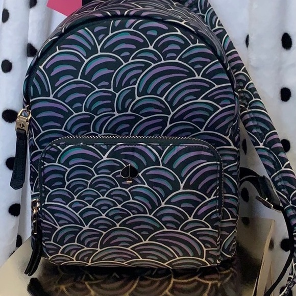 NWT! ♠️ KATE SPADE Taylor Party Bubbles Backpack - Picture 1 of 10